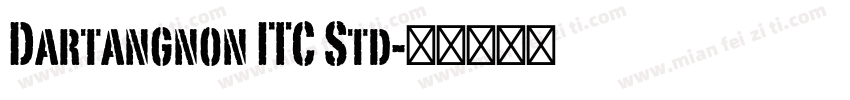 Dartangnon ITC Std字体转换